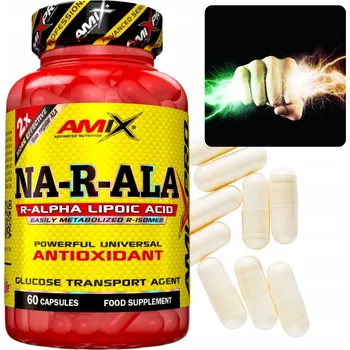 ALA Kyselina Alfa-Lipoová R-ALA Podpora Metabolismu, Silný Antioxidant