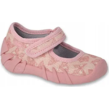 Dívčí bačkory Befado balerínky textilní, velikost 20