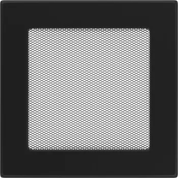 Větrací mřížka Ventilační mřížka lakovaná Kratki 17 x 17 cm černá