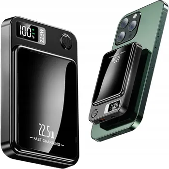 Powerbanka INDUKČNÍ POWERBANKA 10000MAH ULTRATENKÁ POWER BANKA 22.5W S MAGSAFE USB-C
