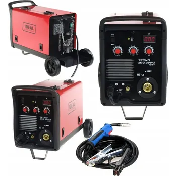 Svářečka Invertorová svářečka Ideal TECNO MIG 200/2 MMA 30-200 A 230/400 V 6,2 kVA