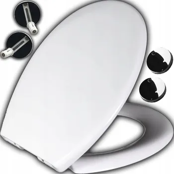 WC sedátko RETOO R-OR1060 , bílé polypropylenové