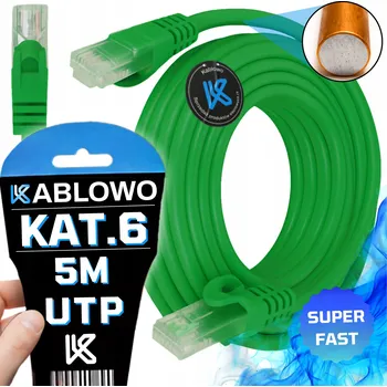 Síťový kabel Patch kabel Roter U/UTP 6 RJ45 / RJ45 5 m zelený