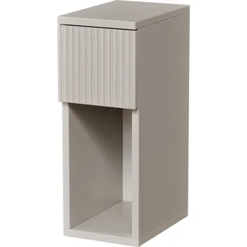 Noční stolek NOČNÍ STOLEK ÚZKÝ DO LOŽNICE, NOČNÍ STOLEK ŠUPLÍK, PŘEDNÍ STRANA RÝHOVANÁ