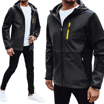 Pánská softshellová bunda PÁNSKÁ SOFTSHELLOVÁ BUNDA S KAPUCÍ vel