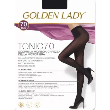 Dámské punčochy Punčocháče Golden Lady Tonic 70 den 5 černé