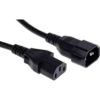 Prodlužovací kabel Cliff FCR72039 napájecí síťový kabel černá 2 m