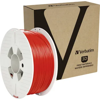 Příslušenství k 3D tiskárně Verbatim 55053 55053 vlákno pro 3D tiskárny PETG plast 1.75 mm 1 kg červená 1 ks