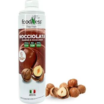 Omáčka Foodness Nocciolata profesionální lískooříškový a kakaový filling 1 kg