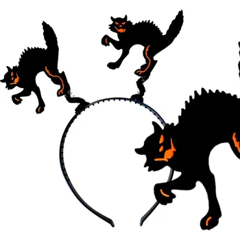 Čelenka Čelenka Kočka HALLOWEEN KOCOUR ČERNÝ ČARODĚJNICE Čaroděje