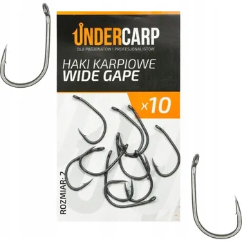 Rybářský háček Háčky na zem s protihrotem, Undercarp WIDE GAPE, 10 ks