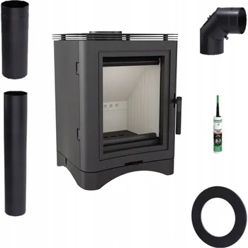 Krbová kamna KAMNA OCELOVÁ KAMNA K5 FI 150 SADA