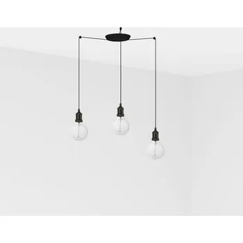 ART závěsné svítidlo, černá, 3L - FARO