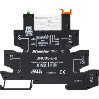 Relé Relé rozhraní 60V ac/dc SPDT Lišta DIN 6A