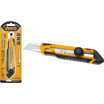 Pracovní nůž Nôž lamaci 18mm s koliečkom INGCO 1x čepel KLC