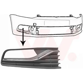 Nárazník Větrací mřížka, nárazník VAN WEZEL 5814594