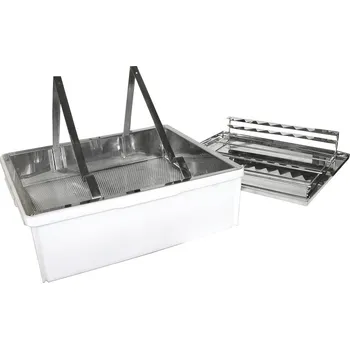 H. Holtermann Talíř na odvíčkování ApiNord - nerez - s odkl. 1 rám.