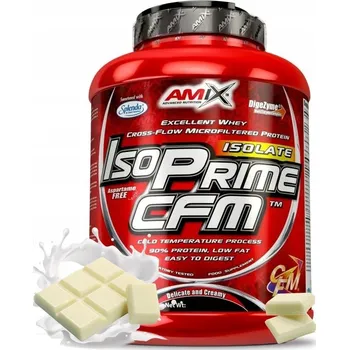 Protein Protein AMIX ISOPRIME CFM 2k Lahodná Bílá Čokoláda Izolát Protein