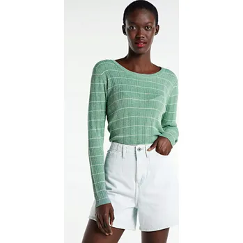 Dámská mikina AM2960 DÁMSKÁ BLŮZA SVETR S DLOUHÝM RUKÁVEM ICHI L