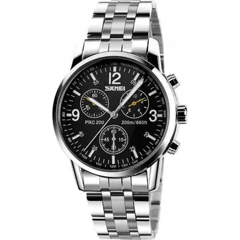 Hodinky Pánské hodinky / SKMEI 9070 / náramek / stříbrné / dobře čitelný ciferník