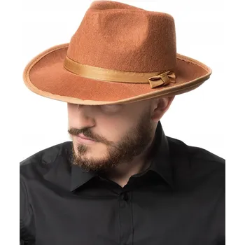 Klobouk Klobouk hnědý MAFIA gangsterský