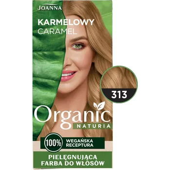Barva na vlasy Joanna Naturia Organic 313 Karamelová pečující barva na vlasy