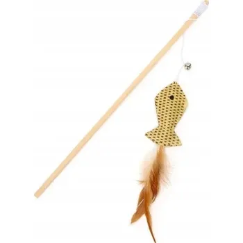 Hračka pro kočku Nobleza Rybářský prut pro kočky Motýlek 40 cm