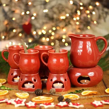 Hrnek, džbán na svařené víno – sada 11 dílů DÁREK