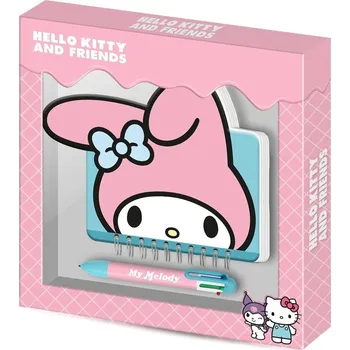 Zápisník Zápisník A5 Karactermania Hello Kitty růžový