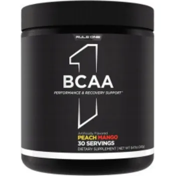 Aminokyselina BCAA Rule One BCAA prášek, příchuť hrozny - 255g Rule 1 159 g ananasová příchuť