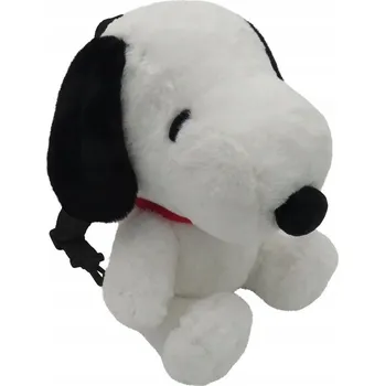 plyšák Batoh plyšový jednokomorový Brands Snoopy bílý, růžový