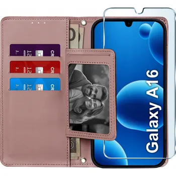 Pouzdro na mobilní telefon Flipové pouzdro KrainaGSM pro Samsung Galaxy A16 5G, růžové