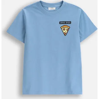 Chlapecké tričko Chlapecké modré tričko s krátkým rukávem, velikost 158 Coccodrillo WC5