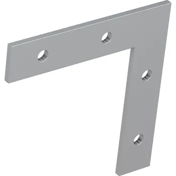 Příslušenství pro LED osvětlení Barthelme 62398803 CATania Verbinder 90° rohový konektor 90°, Ušlechtilá ocel V2A , (d x š x v) 50.5 x 50.5 x 1.7 mm, 1 sada