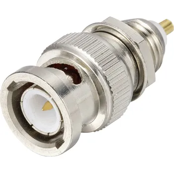 TRU COMPONENTS TC-10357420 BNC konektor zástrčka, vestavná rovná 50 Ω 1 ks