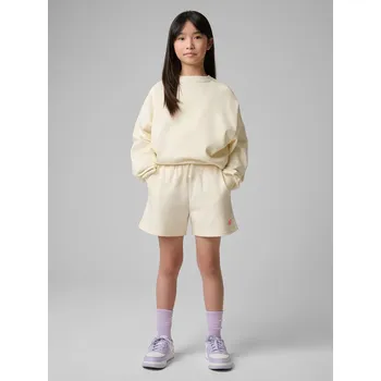 Dívčí kraťasy 4F Dívčí teplákové KRAŤASY bílé, nastavitelné, velikost 158 (12-13 let)