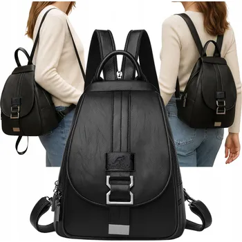 Městský batoh Batoh dámský městský batoh do školy práce eko kůže vintage taška 2v1