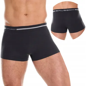 Pánské spodní prádlo Brubeck Spodní Prádlo Boxerky šedé, velikost XXL