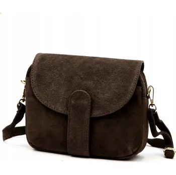 Kabelka Laura Biaggi kabelka přes rameno přírodní semišová kůže hnědá