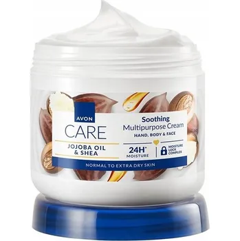 AVON krém 3v1 na obličej, ruce a tělo s jojobovým olejem a bambuckým máslem 400 ml