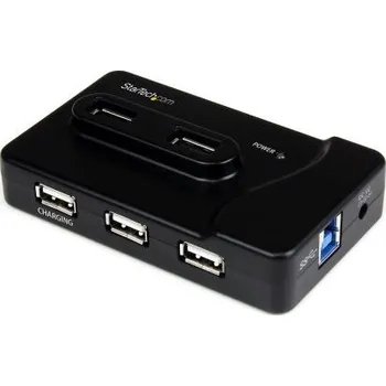 USB hub Rozbočovač USB ST7320USBC, standard: USB 3.0, počet portů USB: 6 Adaptér střídavého proudu, typ USB: USB A StarTech.com