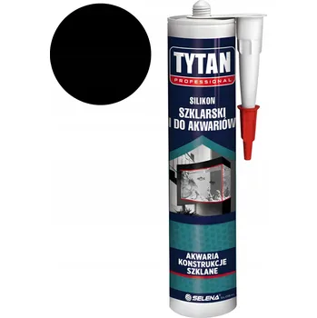 stavební silikon Silikon sklenářský a akvarijní Tytan 280 ml černý T