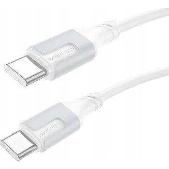 Datový kabel Kabel Borofone USB – USB typ C 1 m šedý