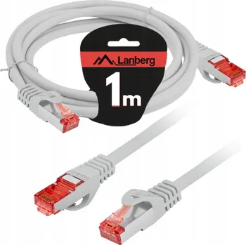 Síťový kabel KABEL LAN Síťový RJ45 CU Ethernet Kat.6 S/FTP 1M LANBERG