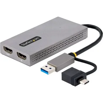 USB hub Adaptér, Thunderbolt 3, Thunderbolt 4, počet zobrazení: 2, 4K, typ USB: USB A, USB C, video připojení: HDMI, standard: