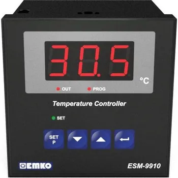 Termostat Emko ESM-9910.5.03.0.1/01.00/2.0.0.0 2bodový regulátor termostat Pt100 -50 do 400 °C relé 7 A (d x š x v) 96 x 96 x 96 mm