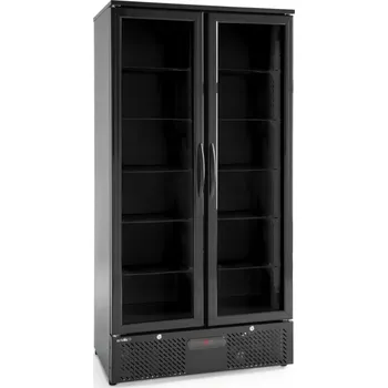 Lednice Chladnička barová 2-dveřová 8 polic LED chladnička 384 l 365 W Hendi Arktic