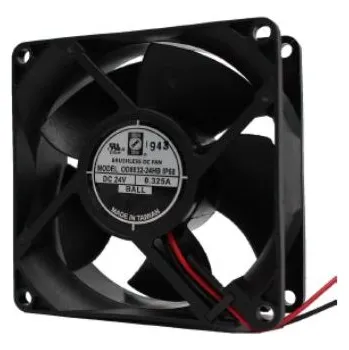 Měnič napětí Axiální ventilátor DC, 80 x 80 x 32mm, průtok vzduchu: 75.1 ± 15procentcfm 7.8 ± 15procentW 12 V DC