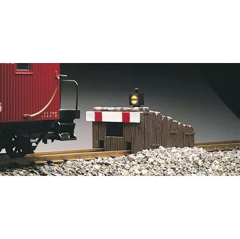 Modelová železnice 10310 zarážedlo, osvětlená