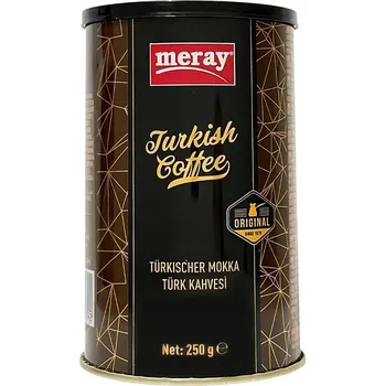 Káva Mletá káva turecká Meray Turkish Coffee 250 g pro přípravu v džezvě